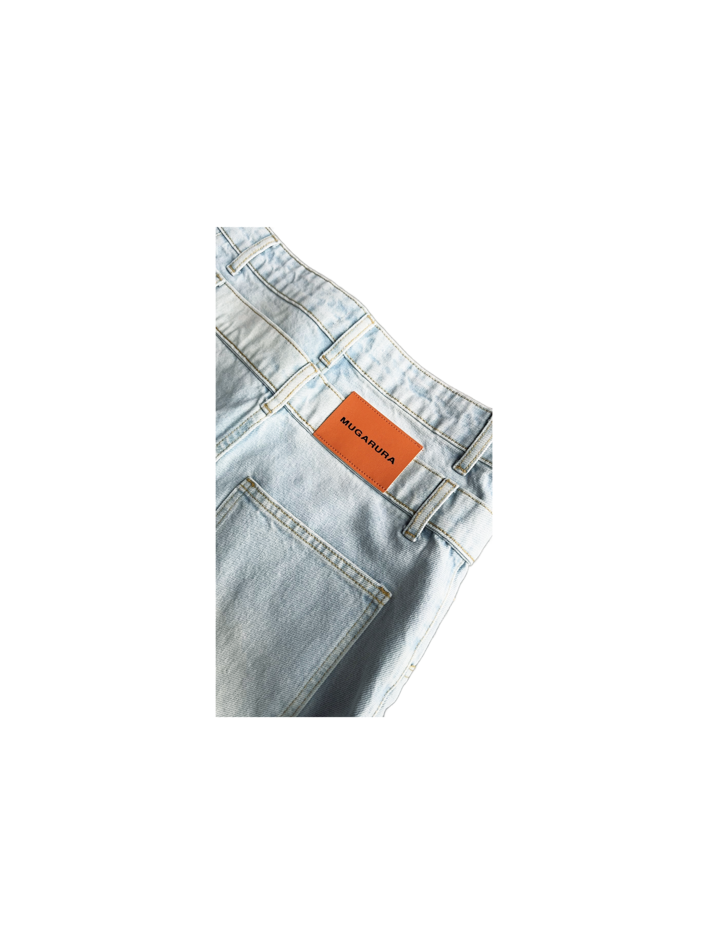 CUSTOM DOUBLE-WAISTED BAGGY JEANS