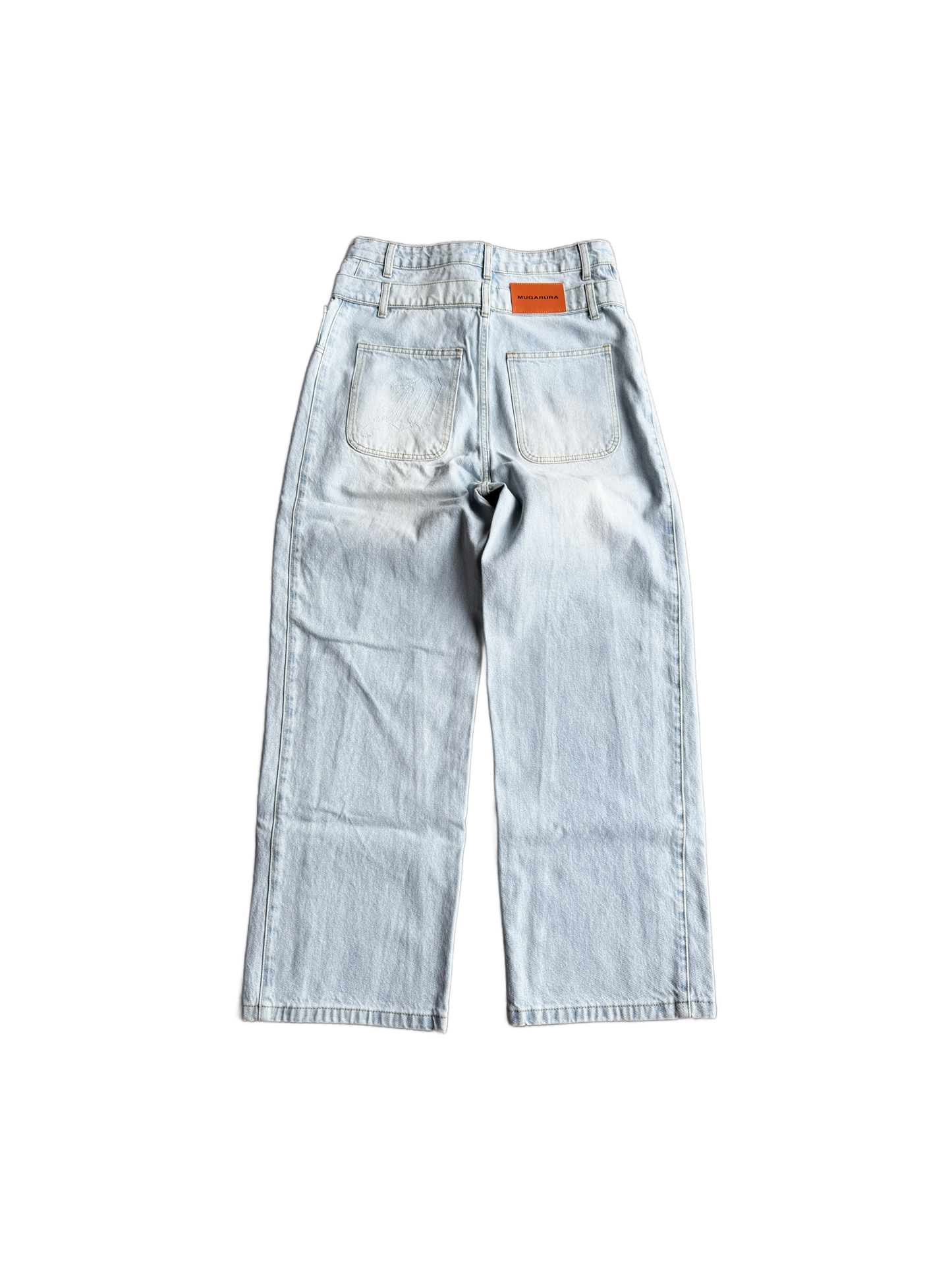 CUSTOM DOUBLE-WAISTED BAGGY JEANS